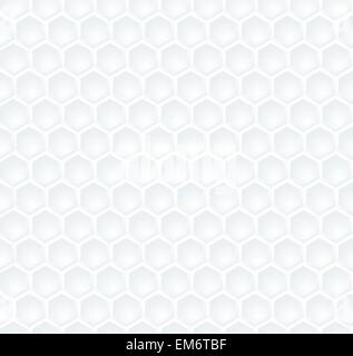 Nahtlose abstrakte weißen Sechseck-Muster Stock Vektor