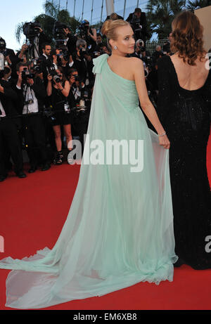 CANNES, Frankreich - 16. Mai 2012: Cannes Jury-Mitglied Diane Kruger bei der Premiere von Moonrise Kingdom - Gala Eröffnung der 65. Festival de Cannes. 16. Mai 2012 Cannes, Frankreich Stockfoto