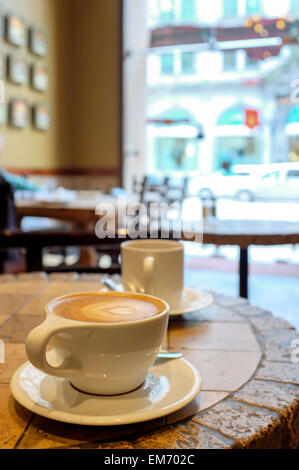 Caffè Artigiano, Vancouver, Kanada Stockfoto