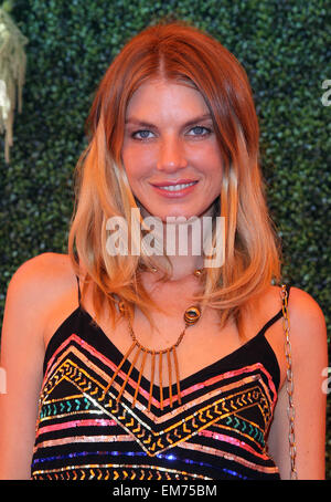 fünfte jährliche Veuve Clicquot Polo Classic Featuring: Angela Lindvall Where: Pacific Palisades, Kalifornien, USA bei: 11. Oktober 2014 Stockfoto