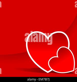 Abstrakte Herzen Stock Vektor