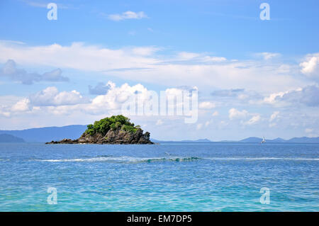 Eine kleine Insel im Indischen Ozean Stockfoto