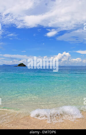 Eine kleine Insel im Indischen Ozean Stockfoto