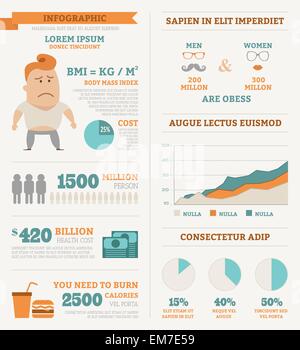 Gesundheit-Infografiken Stock Vektor