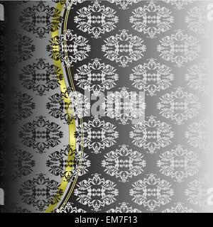 schwarzen Farbverlauf Muster Stock Vektor