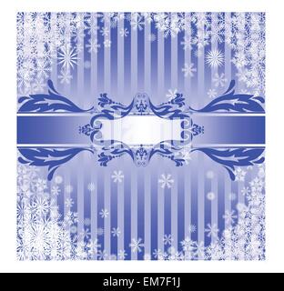 Blaue Weihnachten Hintergrund Stock Vektor