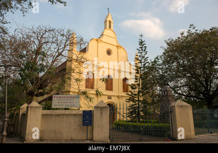 St. Francis Church in Fort Kochi, Kerala Indien Stockfoto