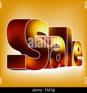 Verkauf auf dem weiß-blauen Hintergrund. EPS 8 Stock Vektor