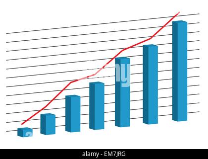 Business-Grafik Stock Vektor