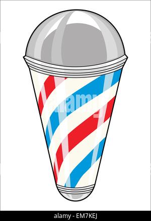 Barbershop Pol Stock Vektor