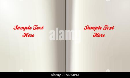 Offenes Buch Stock Vektor