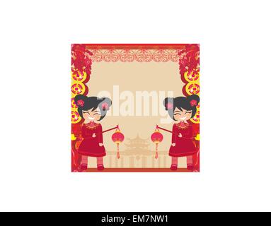 Mid-Autumn Festival für Chinese New Year Stock Vektor