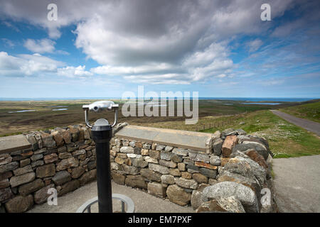 St. Kilda Sicht. Isle of North Uist, äußeren Hebriden Stockfoto