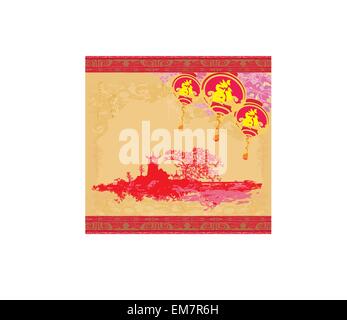 Mid-Autumn Festival für Chinese New Year Stock Vektor