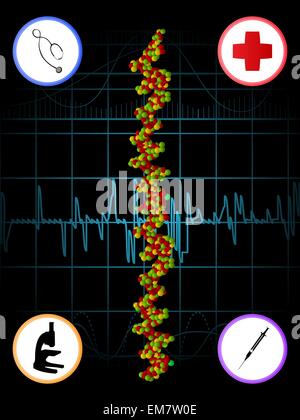 Medizinischen abstrakten Hintergrund Stock Vektor