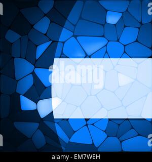 Glasmalerei-Design-Vorlage. EPS 8 Stock Vektor