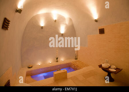 Griechenland, Kykladen, Oia, Santorini Caldera Massage Studio Stockfoto