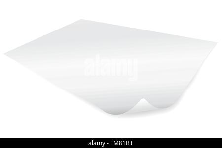 Vektor-Illustration von isolierten Einzelpapier Symbol Stock Vektor