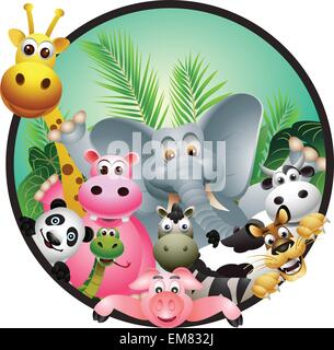 tierische Cartoons Stock Vektor