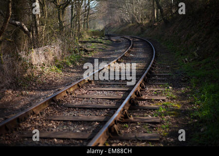 Die Tanfield Eisenbahn in der Grafschaft Durham. Stockfoto