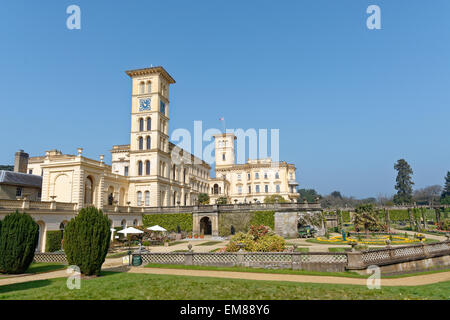 Gärten, Osborne House, Queen Victoria Residence, East Cowes, Isle of Wight, England, UK, GB. Stockfoto