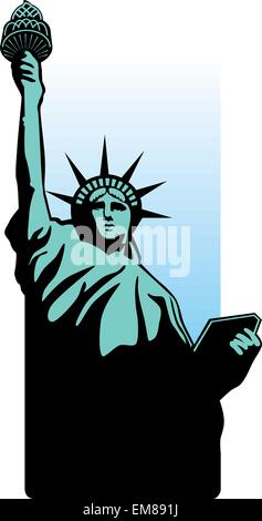 Die Statue of Liberty Stock Vektor