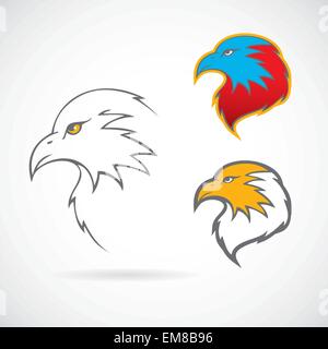 Legen Sie Adler Stock Vektor