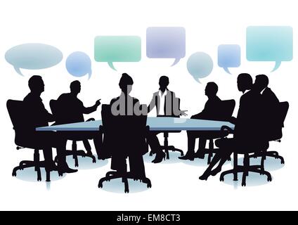 Austausch von Ideen Stock Vektor