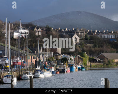 Fluss-Seiont, Caernarfon, Nordwales Stockfoto