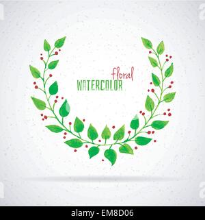 Aquarell Blumen Stock Vektor