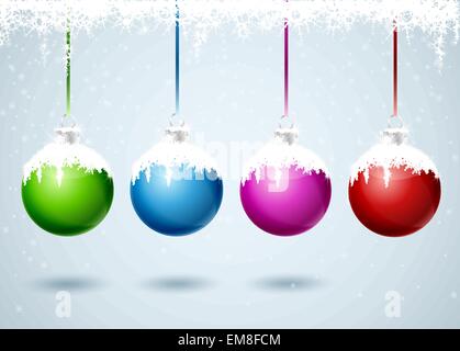 Weihnachtskugeln Stock Vektor