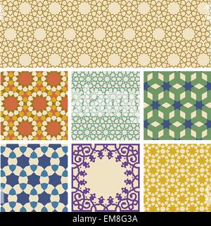 Islamische geometrische Muster im eps10 format Stock Vektor