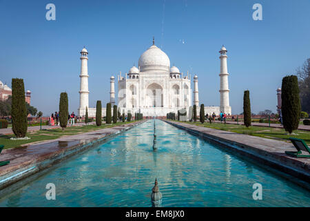 Das Taj Mahal, Agra, Indien Stockfoto