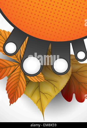 Herbst-Verkauf. Stock Vektor