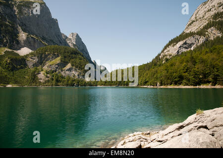 Hinterer Gosausee Mit Gosaukamm, Gosau, Oberösterreich, Österreich Stockfoto