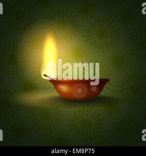 Glückliches Diwali fest. Stock Vektor