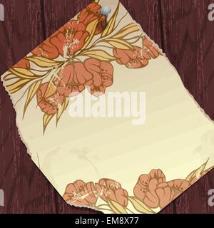 Herbst-Hintergrund mit Blättern. Stock Vektor