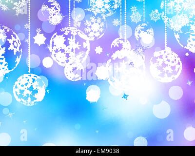 Elegante blaue Weihnachten Hintergrund. EPS 10 Stock Vektor