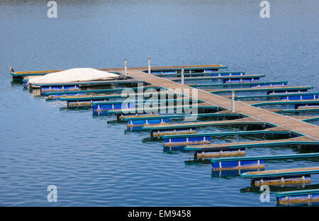 Jetty Lake Woerth Stockfoto