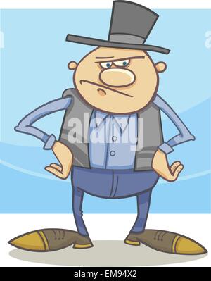 alte Bauern Cartoon illustration Stock Vektor