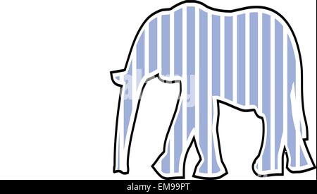 Elefant-Symbol Stock Vektor