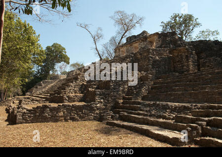 Westen Akropolis, Yaxchilan, Chiapas, Mexiko Stockfoto