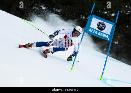 Val Badia, Italien 21. Dezember 2014. ANDRIENKO Aleksander (Rus) im Wettbewerb mit der Audi Fis Alpine Ski World Cup Stockfoto