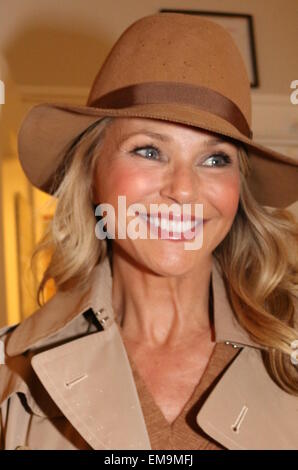 Das 2014 Hamptons International Filmfestival - "ein Gespräch mit... Laura Dern "Event Featuring: Christie Brinkley Where: East Hampton, New York, USA bei: 11. Oktober 2014 Stockfoto