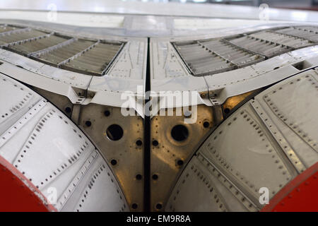 Überschall-Jet-Engine Auspuff im Imperial War Museum, Duxford Stockfoto