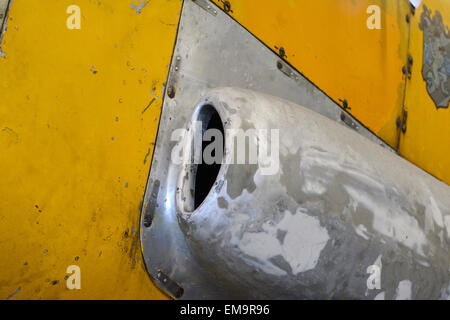 verfallene alte Vintage Flugzeug im Imperial War Museum, Duxford Stockfoto