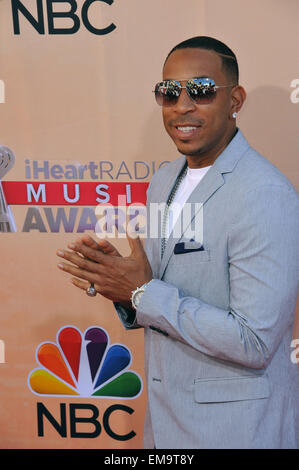 LOS ANGELES, CA - 29. März 2015: Ludacris auf 2015 iHeart Radio Music Awards im Shrine Auditorium. Stockfoto