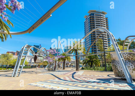 Diagonal Mar Park in Barcelona, Katalonien, Spanien Stockfoto