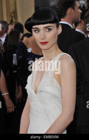 LOS ANGELES, CA - 26. Februar 2012: Rooney Mara in der 84. Annual Academy Awards am Hollywood & Highland Theater, Hollywood. Stockfoto