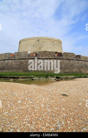 Fort Mahon an ambleteuse, Pas-de-Calais, Frankreich. von Vauban im 17. Jahrhundert entworfen Stockfoto